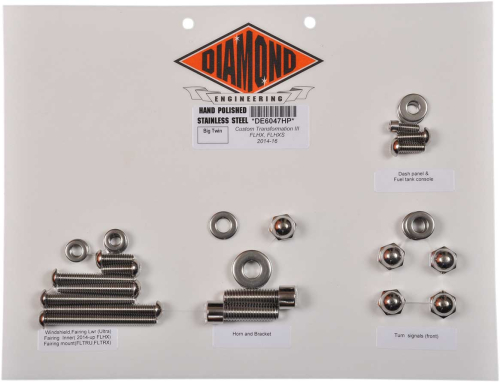 Diamond Engineering - Diamond Engineering OEM-Style Custom Transformation III Kit - Polished Stainless Steel - DE6047HP