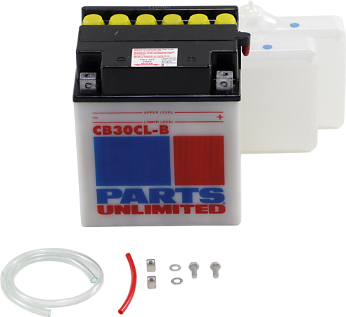 Parts Unlimited - Parts Unlimited 12V Heavy Duty Battery Kit - CB30CL-B-FP