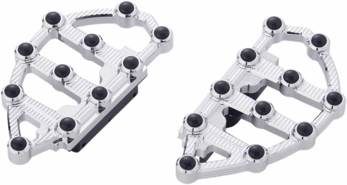 Arlen Ness - Arlen Ness Passenger Floorboards - Chrome - 06-895