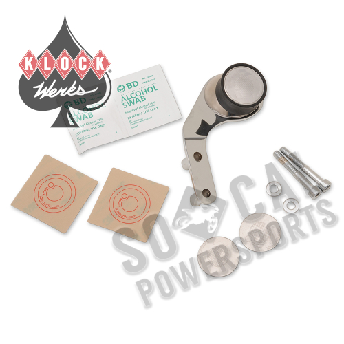 Klock Werks - Klock Werks iOmounts Device Mount - Left Hand - Chrome - KWD-04-0411