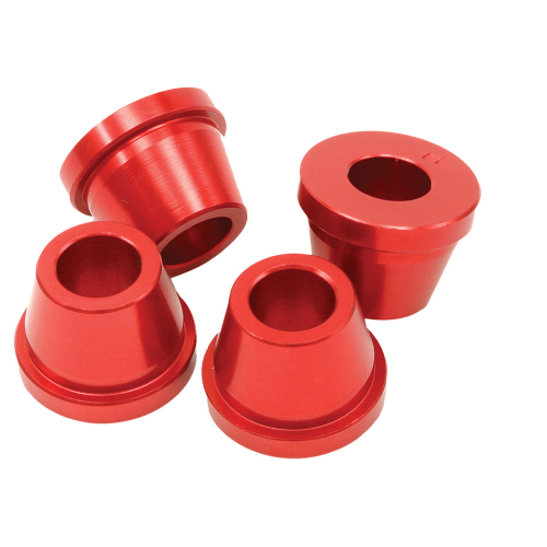 ZETA - ZETA Rubber Killer Handlebar Bushings - Red - ZE37-0311