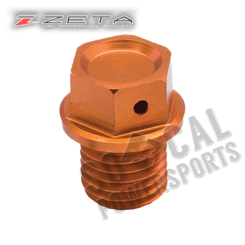 ZETA - ZETA Magnetic Drain Plug - Orange - ZE58-1517