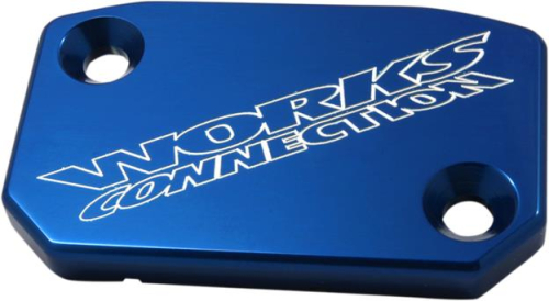 Works Connection - Works Connection Front Master Cylinder Cover - Blue - 21-060