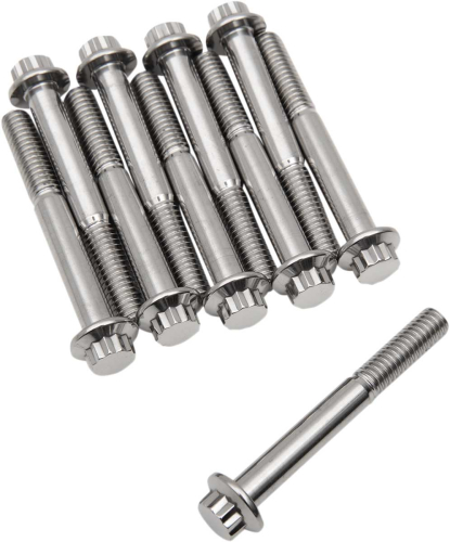 Diamond Engineering - Diamond Engineering 12-Point Stainless Steel Coarse Thread Bolt Refill Packs - 5/16in.-18 x 2 1/2in. - TC0524HP-10