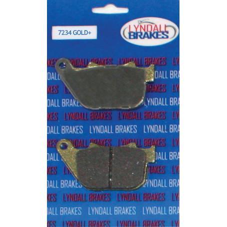 Lyndall Racing Brakes - Lyndall Racing Brakes Gold+ Brake Pads - 7234-GPLUS