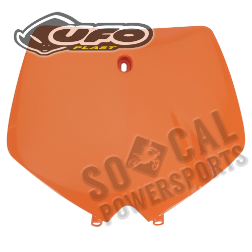 UFO Plastics - UFO Plastics Front Number Plate - Orange - KT03063127