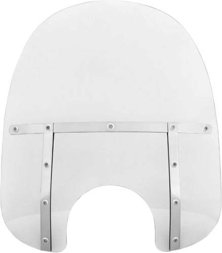 Memphis Shades - Memphis Shades Memphis Fats Windshield (7in. Cutout) - 19in. - Clear - MEM3310