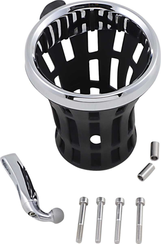 Ciro - Ciro Big Ass Drink Holder - with Clutch Or Brake Perch - Chrome - 50810