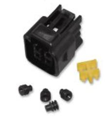 Namz - Namz 4-Position Female Connector with Wire Seals, Terminals and Locking TPA - NC-FW04F