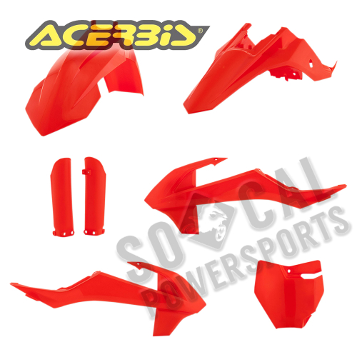 Acerbis - Acerbis Full Plastic Kit - Fluo Orange - 2791524617