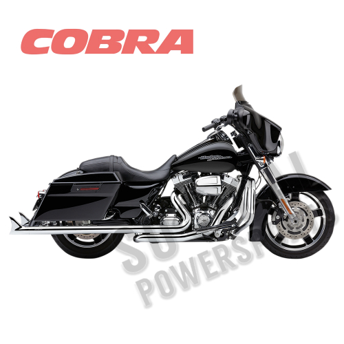 Cobra - Cobra Speedster Duals Exhaust System - Fishtail Tipped - Chrome - 6974