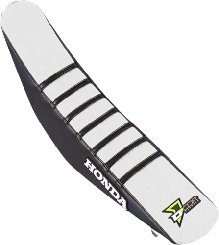 DCOR - DCOR Factory Reinforced Seat Cover - Black/White/Black - 30-10-457