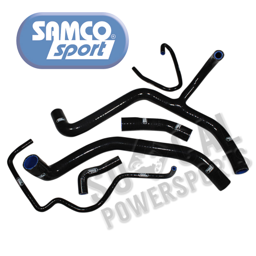 SAMCO Sport - SAMCO Sport Radiator Hose Kit - Black - TRI-16BLK