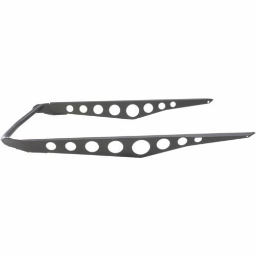 Skinz Protective Gear - Skinz Protective Gear Rear Custom Aluminum Bumper - Flat Black - ACRB450FBK