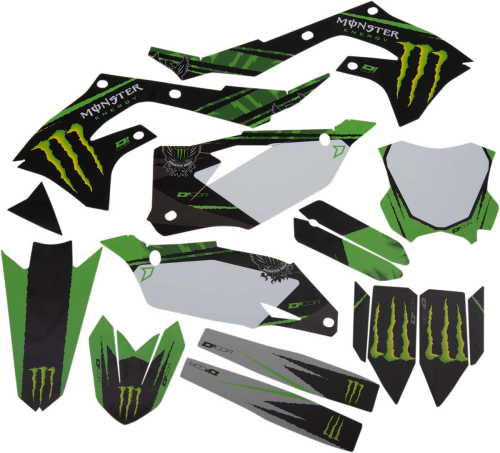 DCOR - DCOR Monster Energy Kawasaki Complete Graphics Kit - 20-20-463