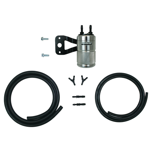 Moroso - Moroso Air/Oil Separator for M8 Touring Models with Stock and SE Air Cleaner - Polished - 85722