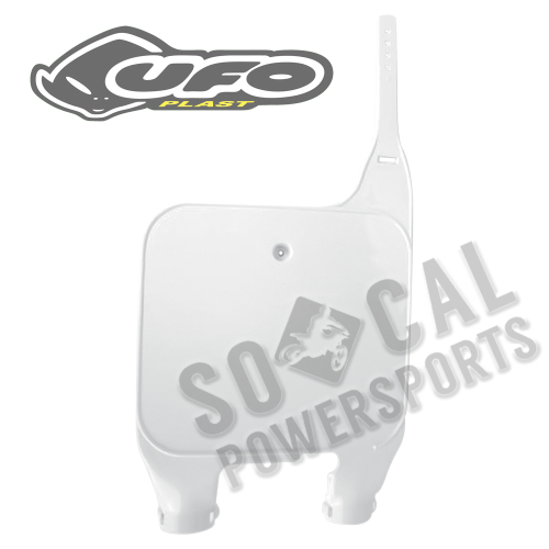 UFO Plastics - UFO Plastics Front Number Plate - White - SU02921041