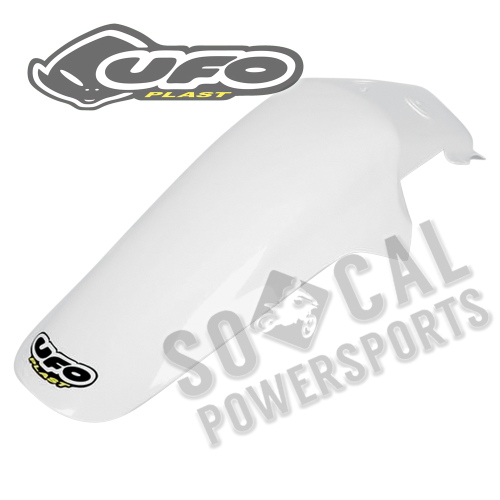 UFO Plastics - UFO Plastics MX Rear Fender - White - YA02833046