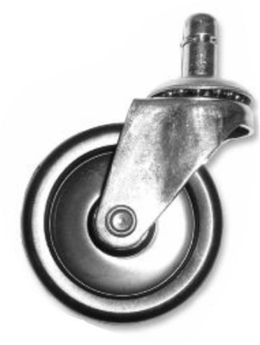 Super Caddy - Super Caddy Four Wheel Dolly Replacement Castor - Steel/Rubber - SS CASTOR