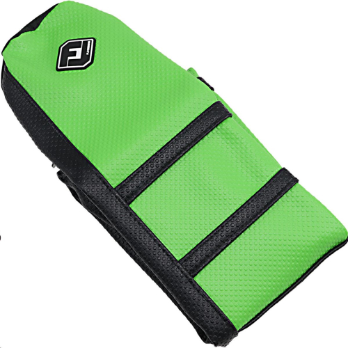 FLU Designs Inc. - FLU Designs Inc. Pro Rib Seat PRS Cover - Black/Green/Black - 25507