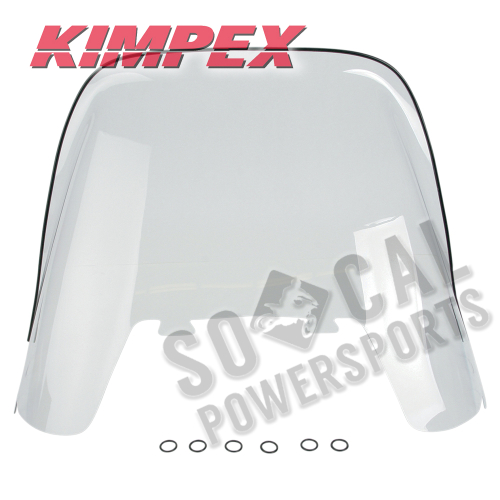 Kimpex - Kimpex Polycarbonate Windshield - Standard - 18in. - Clear - 06-645-01