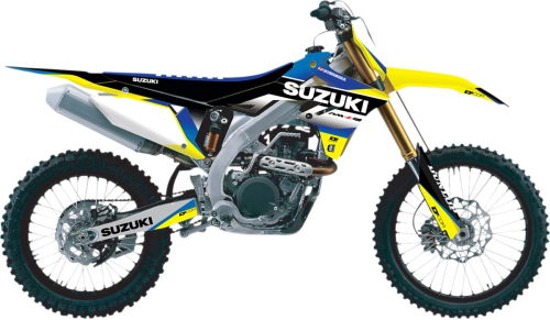 DCOR - DCOR Works Suzuki Complete Graphics Kit - White - 20-40-303