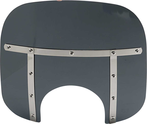 Memphis Shades - Memphis Shades Memphis Fats Windshield (9in. Cutout) - 13in. - Dark Black Smoke - MEM35110