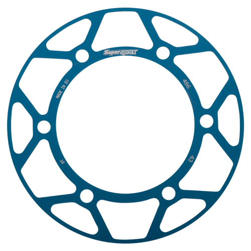 Supersprox - Supersprox Edge Disc Insert - 43T Rear Sprocket - Blue - RACD-486-43-BLU