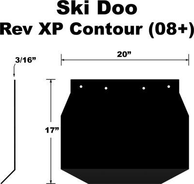 Proven Design Products - Proven Design Products Snow Flap - SF08RXPPB-C