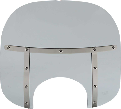 Memphis Shades - Memphis Shades Memphis Fats Windshield (9in. Cutout) - 15in. - Black Smoke - MEM35212