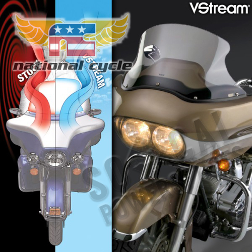 National Cycle - National Cycle VStream Windshield - 12in./Light Tint - N20425