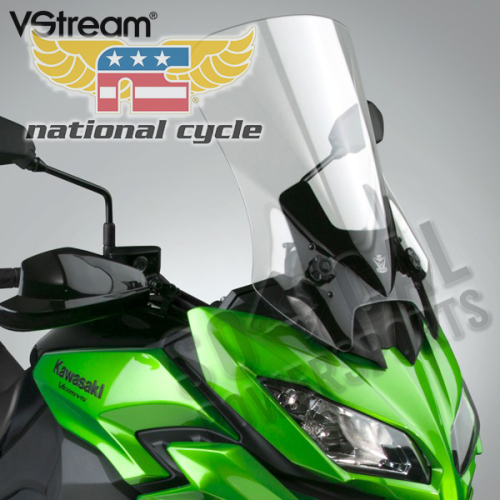 National Cycle - National Cycle VStream Windshield - 20.5in. - Poly/FMR/Clear - N20117