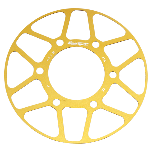 Supersprox - Supersprox Edge Disc Insert - 46T Rear Sprocket - Gold - RACD-478-46-GLD