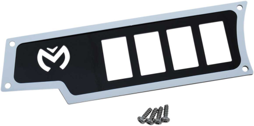 Moose Utility - Moose Utility Small 4 Switch Dash Plate - Left - White - 2578.0521-1694