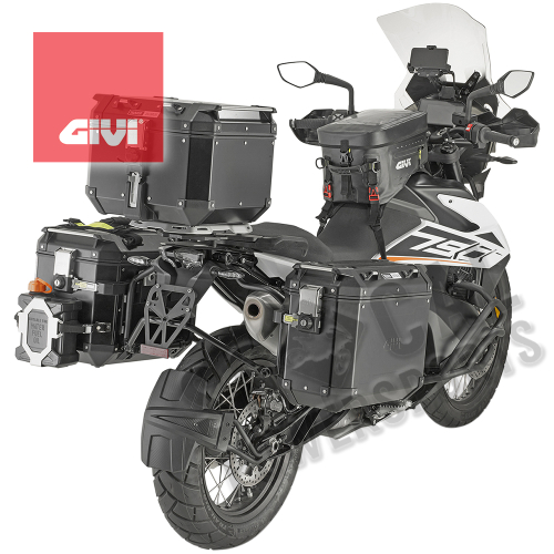 GIVI - GIVI Side Case Mounting Rack for Outback Monokey Cam-Side Cases - PLOR7710CAM