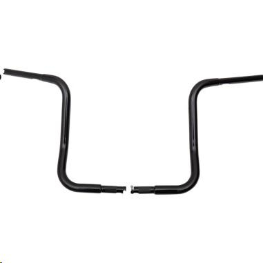 Fat Baggers, Inc. - Fat Baggers, Inc. 1-1/4in. EZ Install Round Top Handlebars - Gloss Black - 903014-B