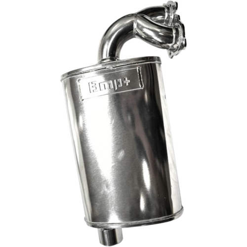 BikeMan Performance - BikeMan Performance Full Velocity Muffler - Ceramic Chrome - 02-119-SC