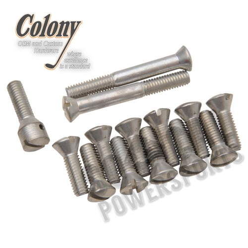 Colony - Colony Transmission Top Cover Screw Kit - Flat Head - Cadmium - 8148-13