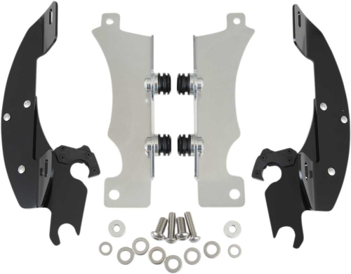 Memphis Shades - Memphis Shades Trigger-Lock Mount Kit for Batwing Fairing - Black - MEK1916