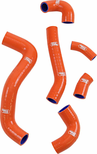 Moose Racing - Moose Racing OEM Fit Radiator Hose Kit - 6 Piece - Orange - 1902-1591