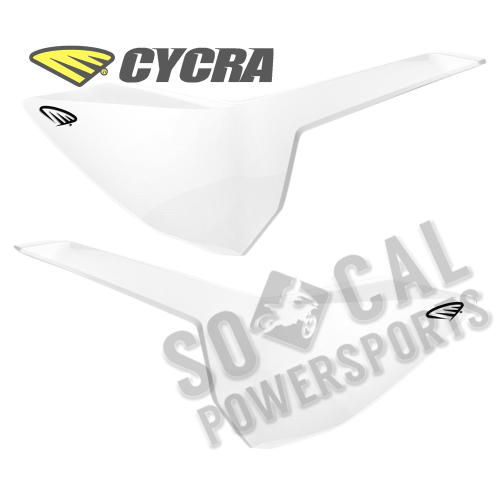 Cycra - Cycra Side Number Panels - White - 1CYC-1904-42