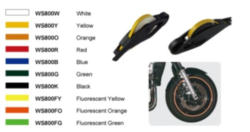 Keiti - Keiti WS 800 Wheel Stripe - Florescent - Green - WS800FG