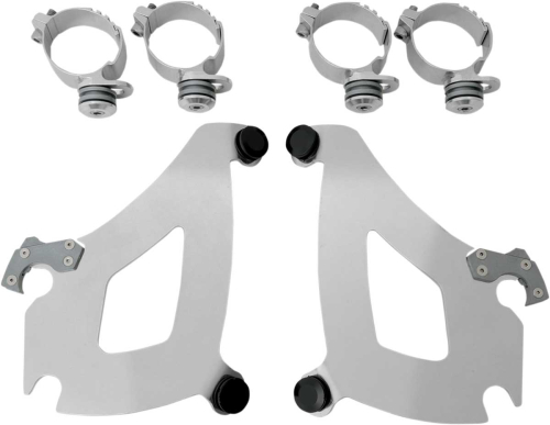Memphis Shades - Memphis Shades Trigger-Lock Mount Kit for Bullet Fairing - Polished - MEK1942