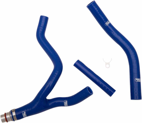 Moose Racing - Moose Racing Race Fit Radiator Hose Kit without Clamps - 4 - Blue - 1902-1572