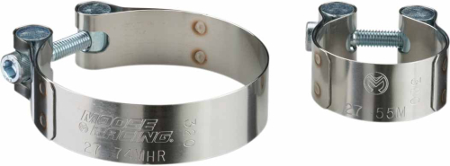 Moose Racing - Moose Racing Stainless Steel Exhaust Clamp - 1.44in-1.58in. - 212-2755