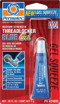 Permatex - Permatex Gel Twist Threadlockers - 5 gr - Blue - 24005