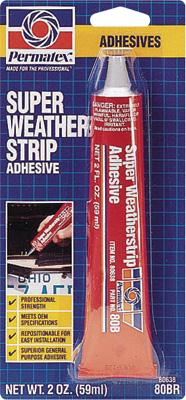 Permatex - Permatex Weather Strip Adhesive - 2 oz Tube - 80638