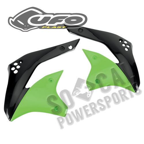 UFO Plastics - UFO Plastics Radiator Covers - Green - KA03770-026