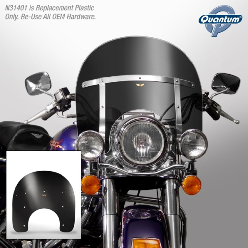 National Cycle - National Cycle Direct Replacement Screen - 14.00in. - Light Tint - N31401