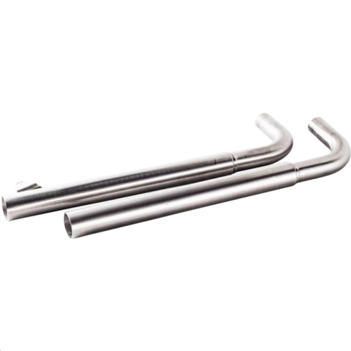 British Customs - British Customs Drag Performance Tip Exhaust - Brushed - BC902-056-BR